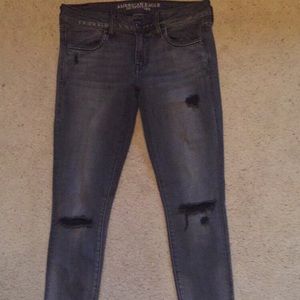 Straight leg jeans